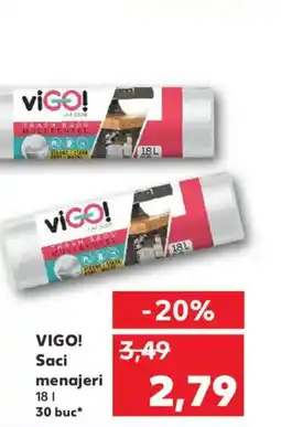 Kaufland VIGO! Saci menajeri Ofertă