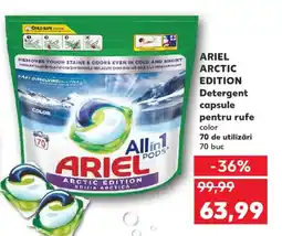 Kaufland ARIEL Arctic Edition Detergent capsule pentru rufe Ofertă