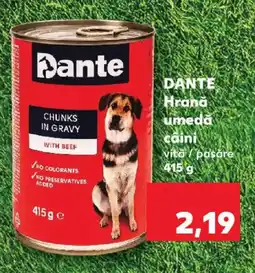 Kaufland DANTE Hrană umedă caini Ofertă