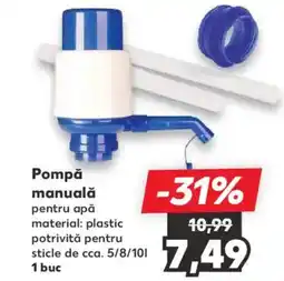 Kaufland Pompă manuală Ofertă