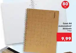 Kaufland Caiet A4 matematică/ dictando Ofertă