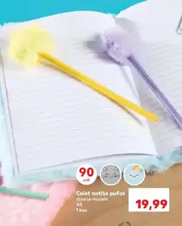 Kaufland Caiet notițe pufos Ofertă