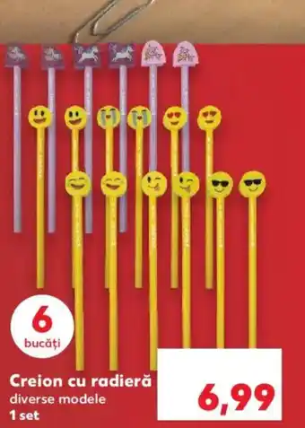 Kaufland Creion cu radieră Ofertă