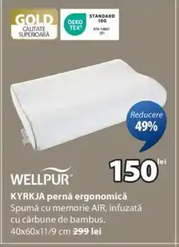 JYSK WELLPUR KYRKJA pernǎ ergonomică Ofertă
