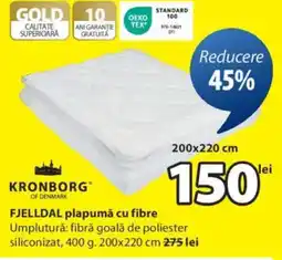 JYSK FJELLDAL plapumă cu fibre Ofertă
