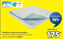 JYSK SUNNDAL plapumă din bumbac Ofertă