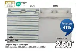 JYSK Lenjerie de pat cu cearșaf Ofertă