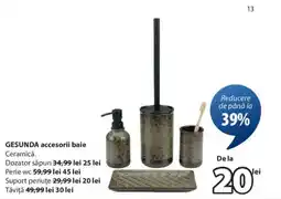 JYSK GESUNDA accesorii baie Ofertă