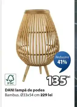 JYSK DANI lampă de podea Ofertă