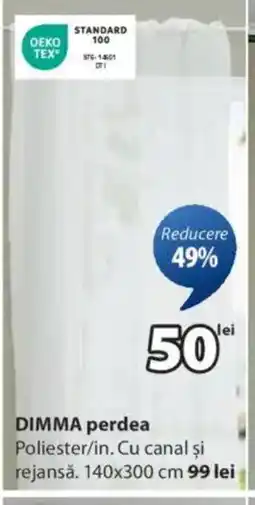 JYSK DIMMA perdea Ofertă