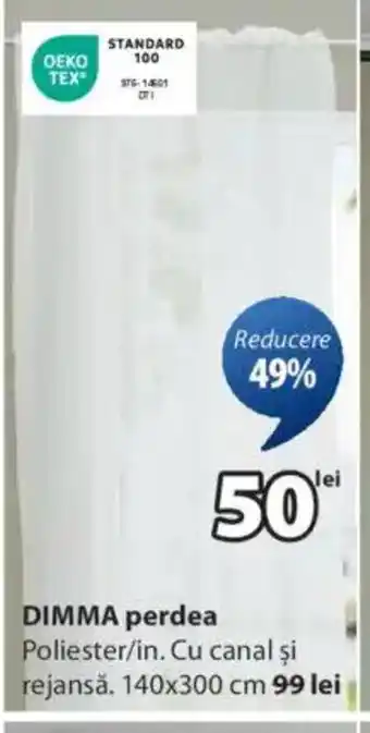 JYSK DIMMA perdea Ofertă
