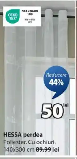 JYSK HESSA perdea Ofertă