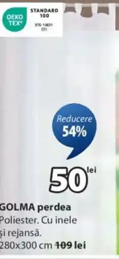 JYSK GOLMA perdea Ofertă