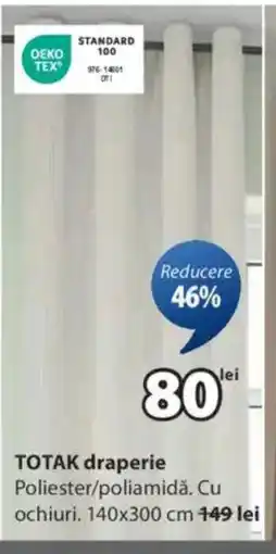 JYSK TOTAK draperie Ofertă