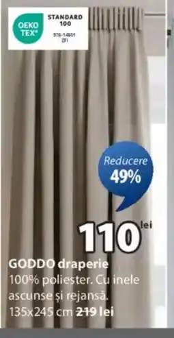 JYSK GODDO draperie Ofertă