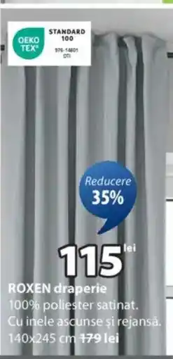 JYSK ROXEN draperie Ofertă