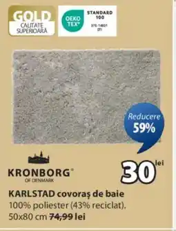 JYSK KARLSTAD covoras de baie Ofertă