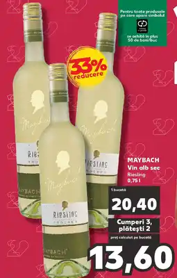 Kaufland MAYBACH Vin alb sec Ofertă