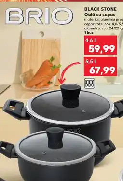 Kaufland BLACK STONE Oală cu capac Ofertă