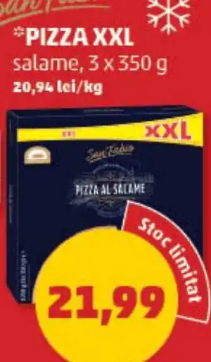 Penny San Fabio Pizza xxl salame Ofertă