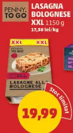 Penny Lasagna bolognese xxl Ofertă