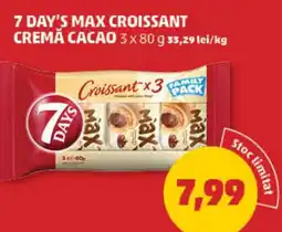 Penny 7 day's max croissant cremă cacao Ofertă