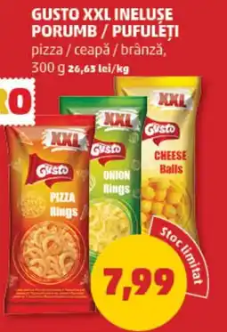 Penny Gusto xxl ineluse porumb/pufuleți pizza / ceapă / brânză Ofertă