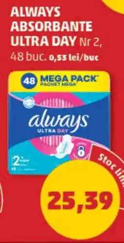 Penny Always absorbante ultra day Ofertă