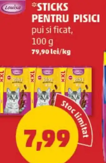 Penny Louisa sticks pernute pisici Ofertă