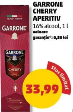 Penny Garrone cherry aperitiv Ofertă