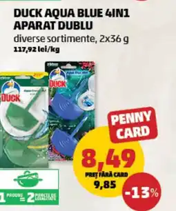 Penny Duck aqua blue 4in1 aparat dublu Ofertă