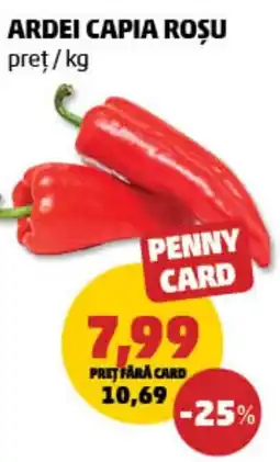 Penny Ardei capia roșu Ofertă