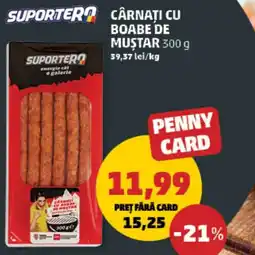 Penny Cârnaţi cu boabe de muştar Ofertă