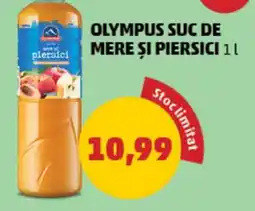 Penny Olympus suc de mere si piersici Ofertă
