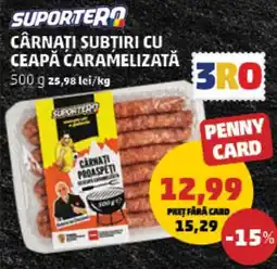 Penny Cârnaţi subtiri cu ceapă caramelizată Ofertă