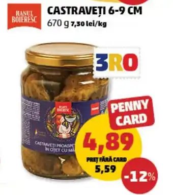 Penny Castraveti 6-9 cm Ofertă