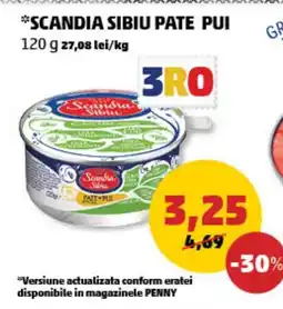 Penny Scandia sibiu pate pui Ofertă