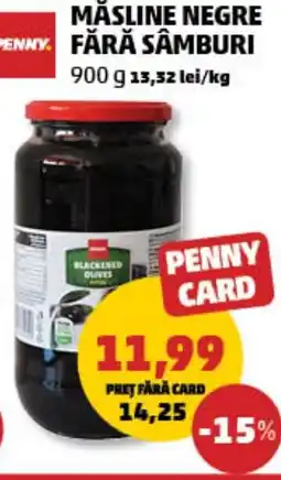 Penny Măsline negre fără sâmburi Ofertă