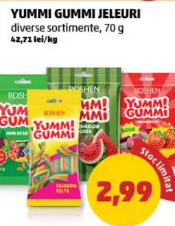 Penny Yummi gummi jeleuri Ofertă