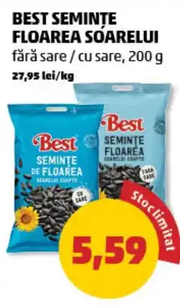 Penny Best seminte floarea soarelui fără sare/cu sare Ofertă