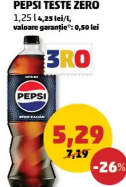 Penny Pepsi teste zero Ofertă