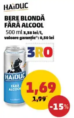 Penny Bere blondă fără alcool Ofertă