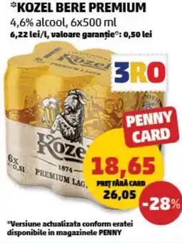 Penny Kozel bere premium Ofertă