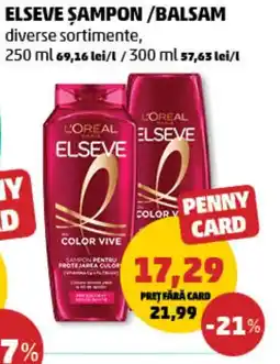 Penny Elseve şampon/balsam Ofertă