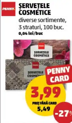 Penny Servetele cosmétice Ofertă
