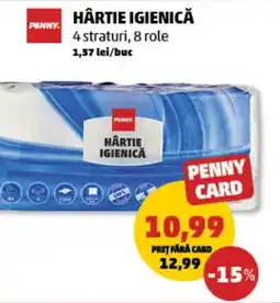 Penny Hârtie igienică Ofertă