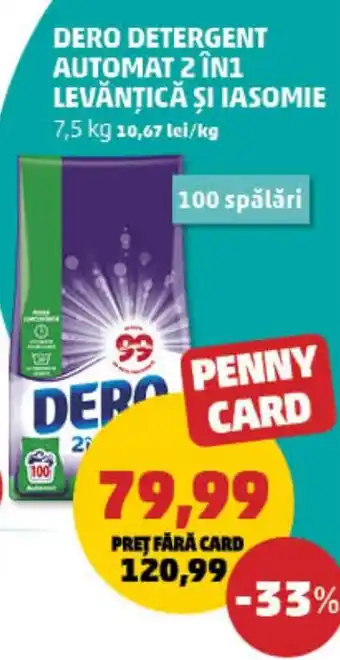 Penny Dero detergent automat 2 în1 levantică şi iasomie Ofertă
