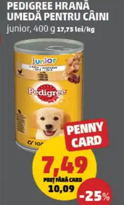 Penny Pedigree hrană umedă pentru câini Ofertă