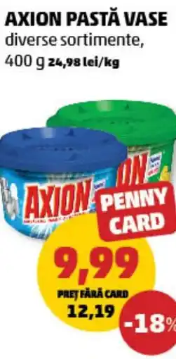 Penny Axion pastă vase Ofertă