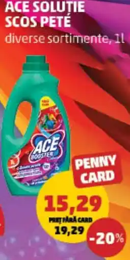 Penny Ace soluţie scos peté Ofertă